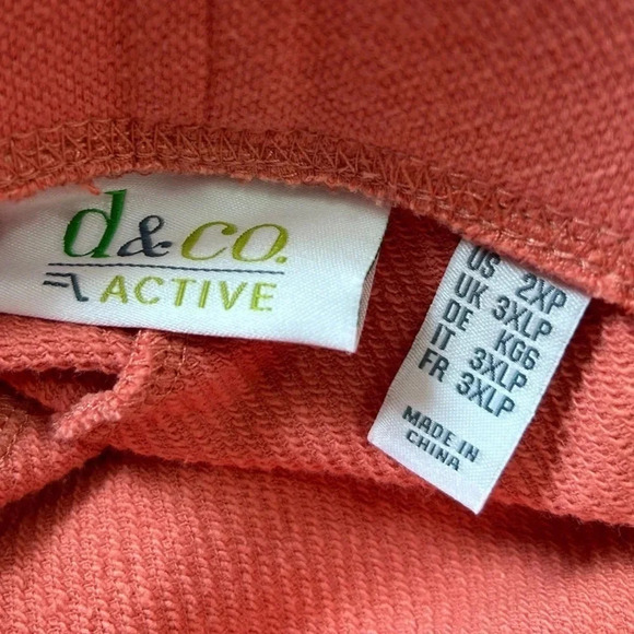 D & Co Active Pull on Capri Pants size 2XP - Picture 4 of 5
